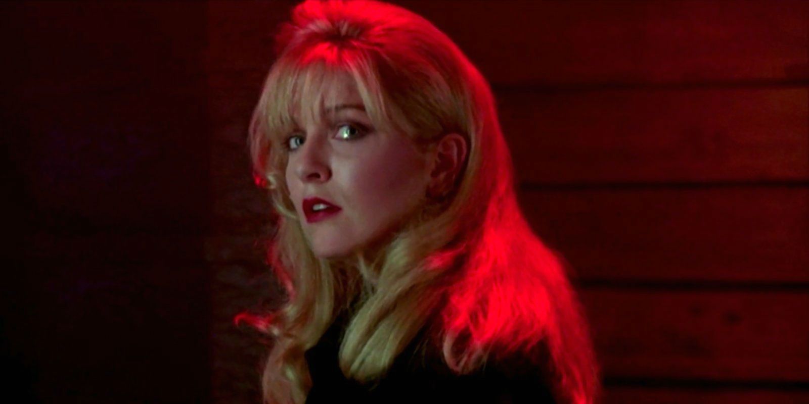 Laura Palmer turning around in Twin Peaks Fire Walk With Me