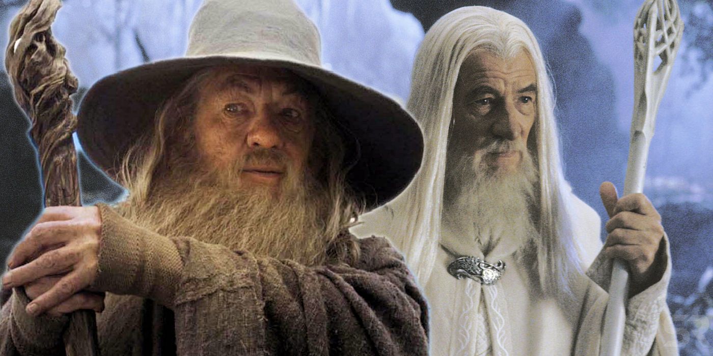Lord of the Rings Gandalf Grey and White
