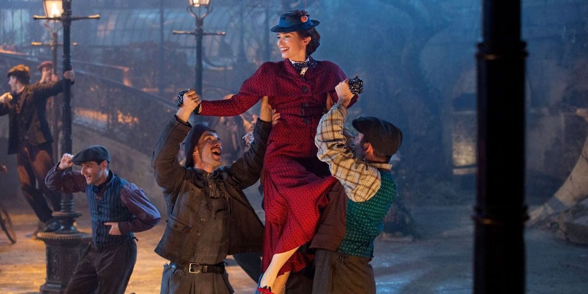A musical number in Mary Poppins Returns