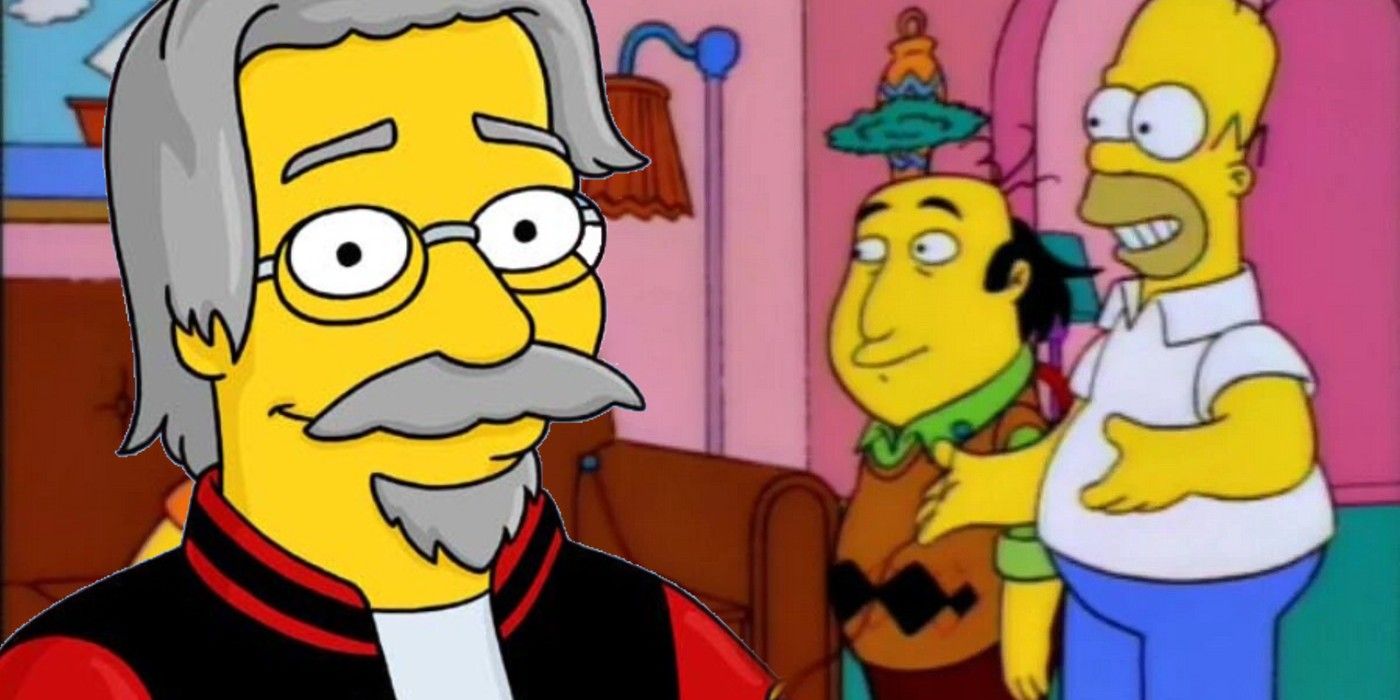 Matt Groening, Homer and Jay Sherman in A Star is Burns The Simpsons