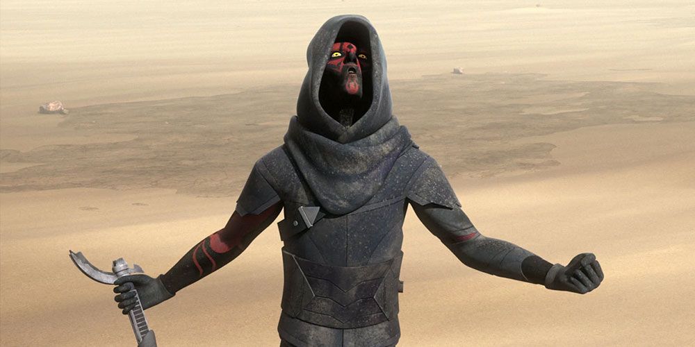 Maul scfeaming Kenobi's name in Star Wars Rebels