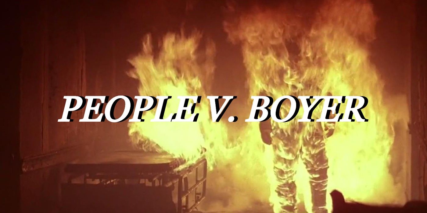 Michael Myers on Fire Halloween II 1981