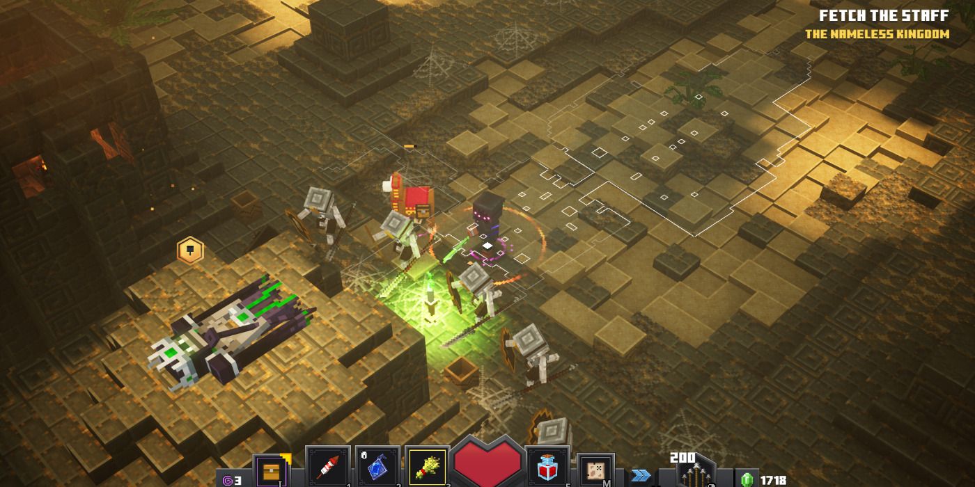 minecraft dungeons nameless one and hal