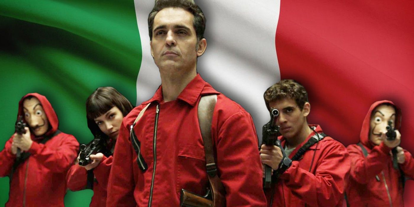 Money Heist Italian Flag