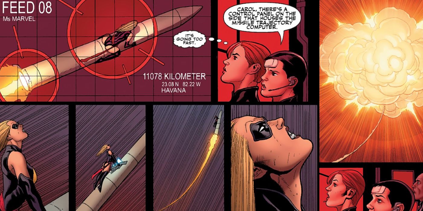 Ms Marvel Detonates Nuclear Missile