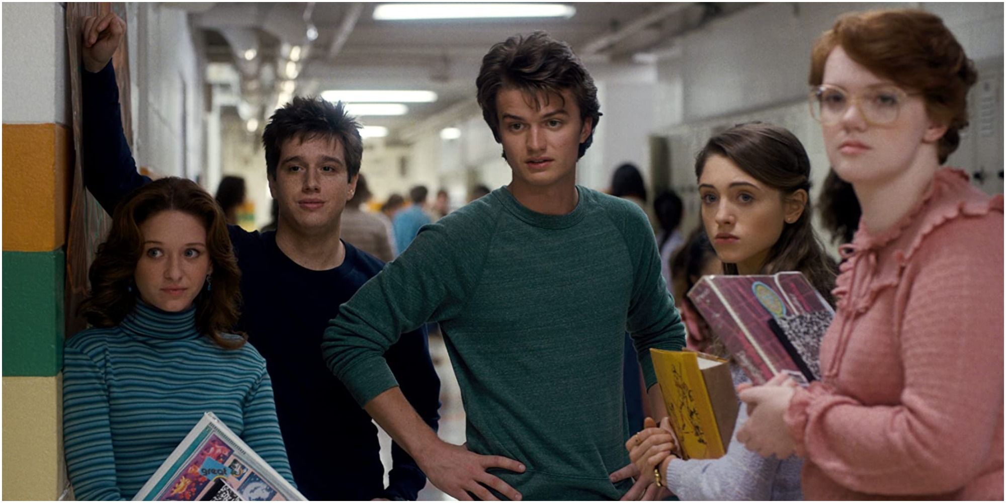 Stranger Things School Hallway Carol, Tommy, Steve, Nancy, Barb