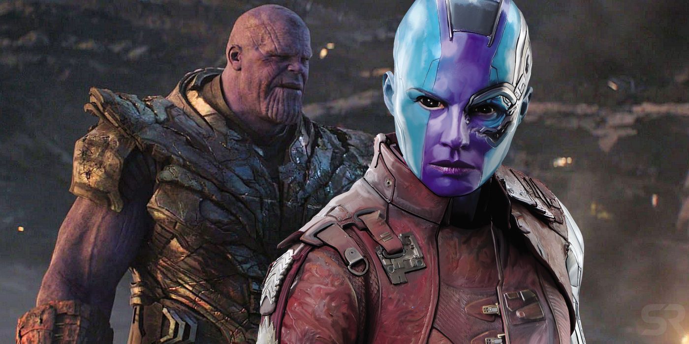 Nebulosa y Vengadores Endgame Thanos