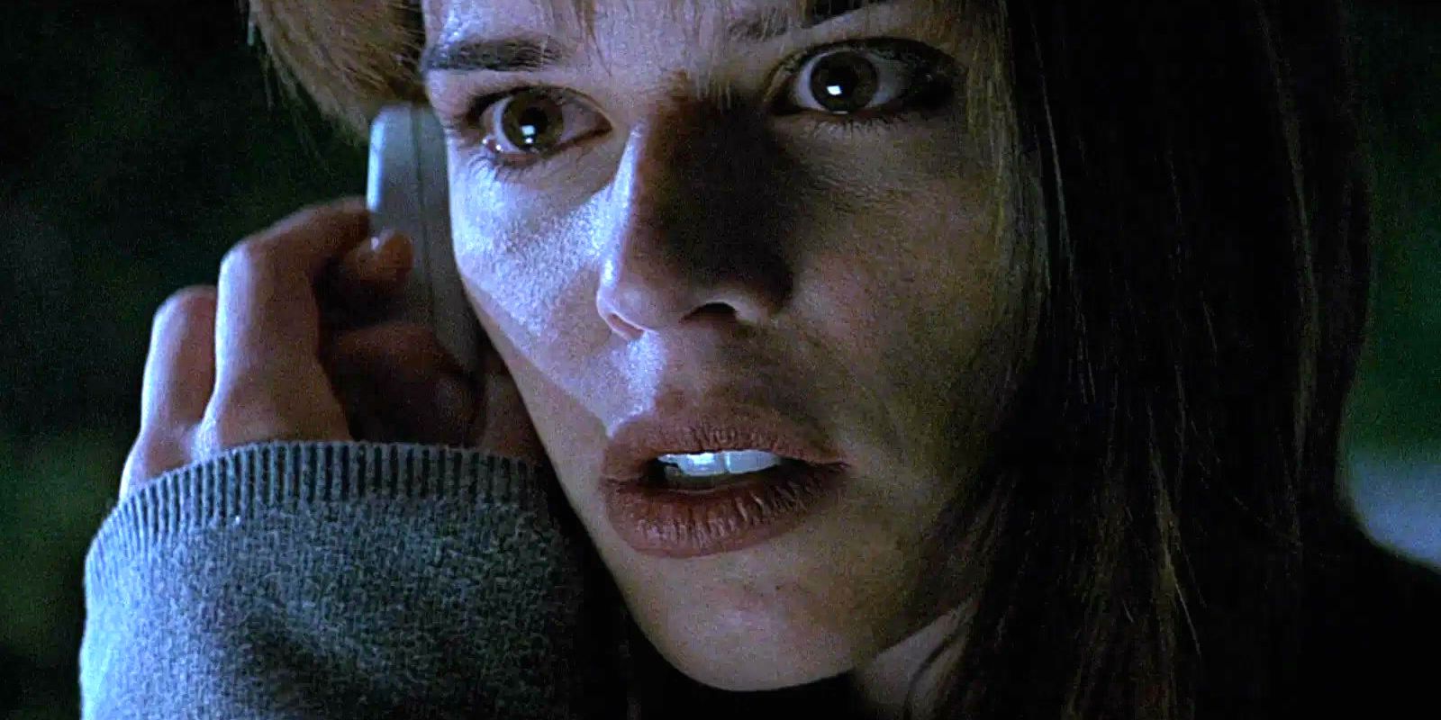 Neve Campbell as Sidney in Scream