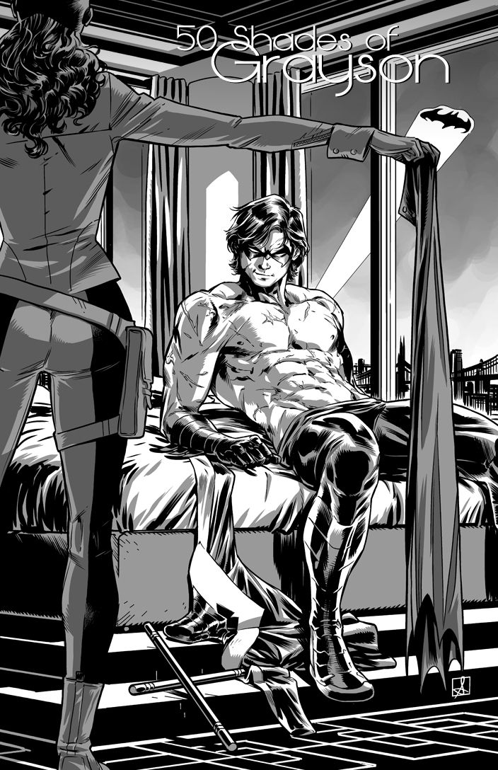 Nightwing Fifty Shades of Grayson Izaakse Art