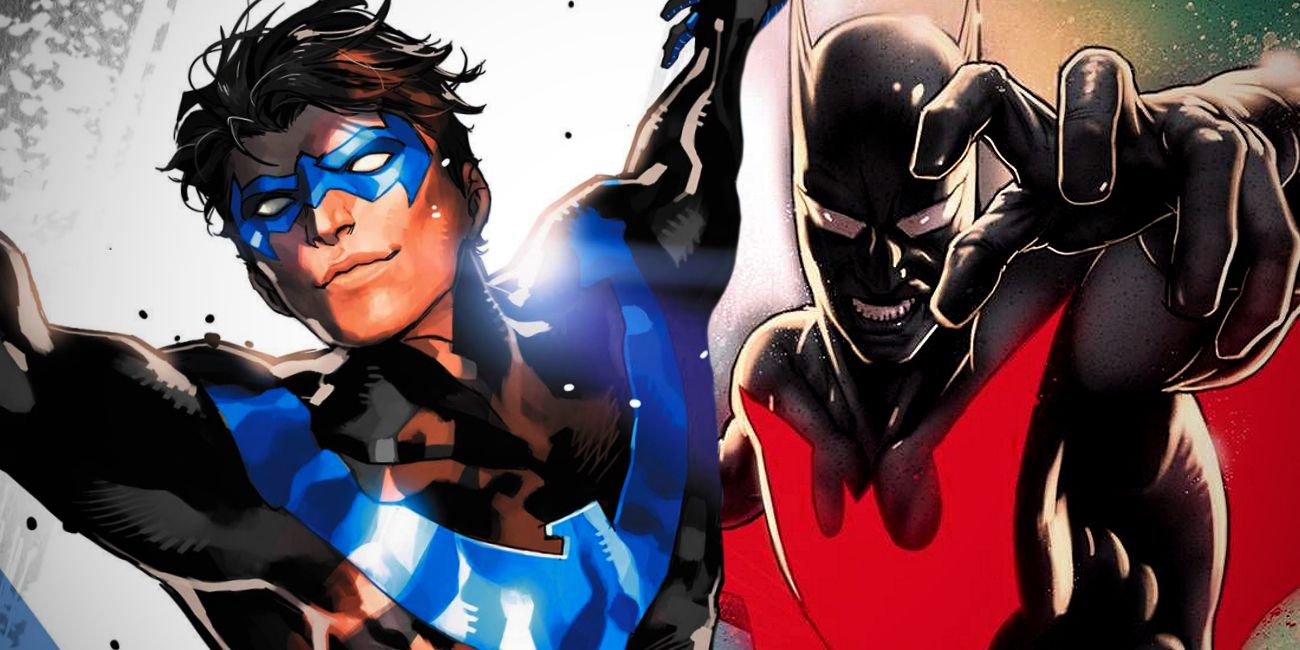 Nightwing and Batman Beyond Comic Art