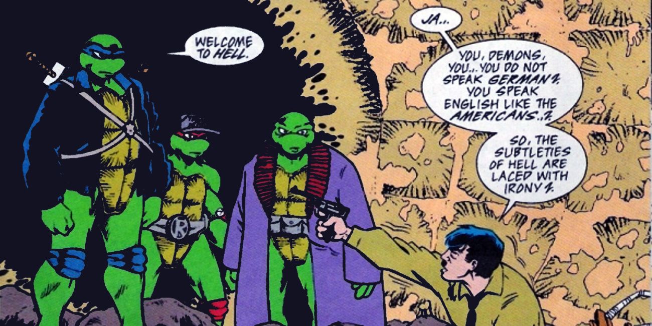 Ninja Turtles Meet Hitler in Comics