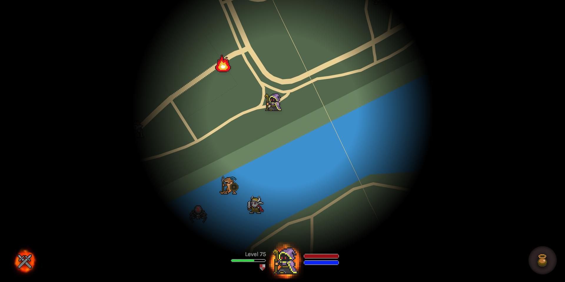 Orna: The GPS RPG Overworld Map