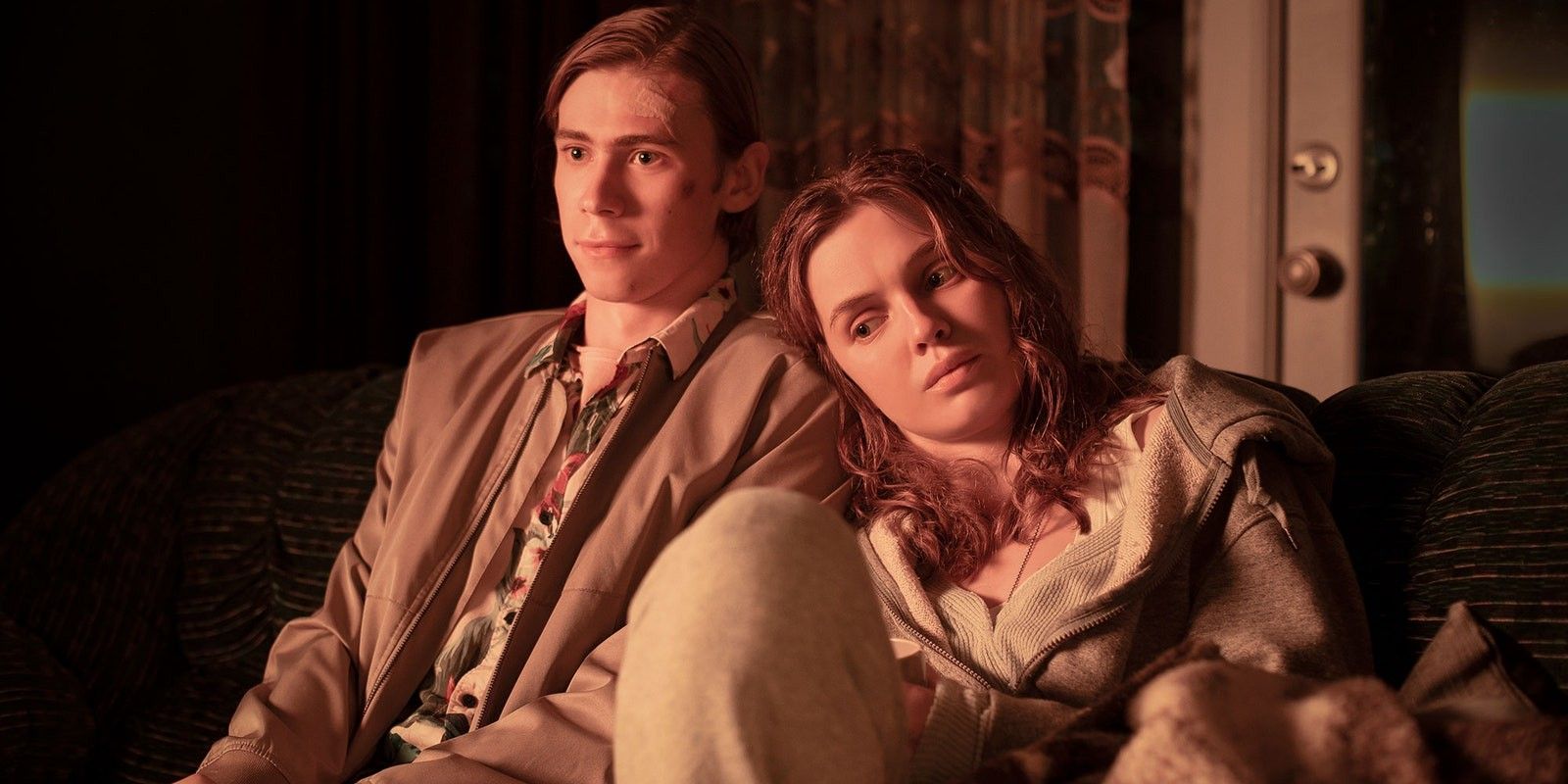 Owen Teague and Odessa Young in The Stand 2020