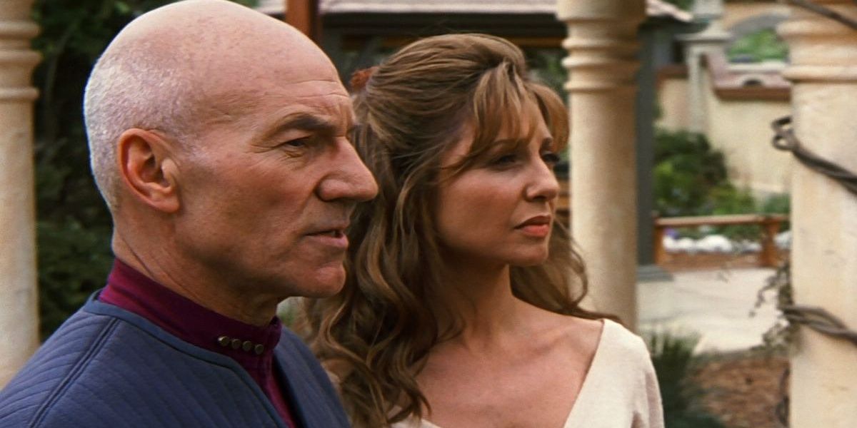 Picard and Anij in Insurrection