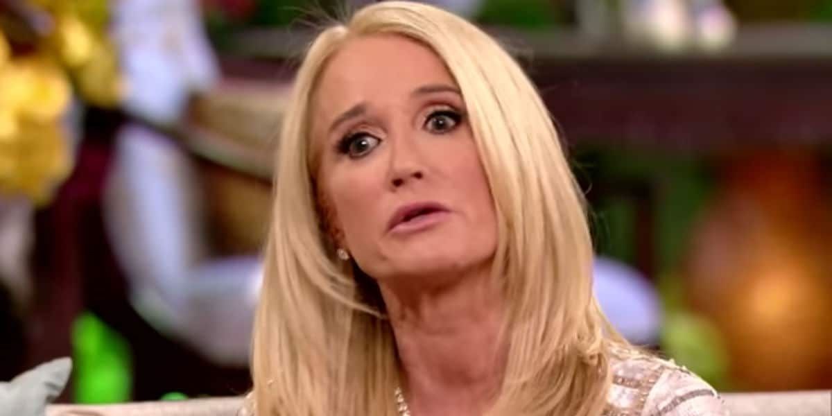 Close-up of Kim Richards on The Real Housewives of Beverly Hills