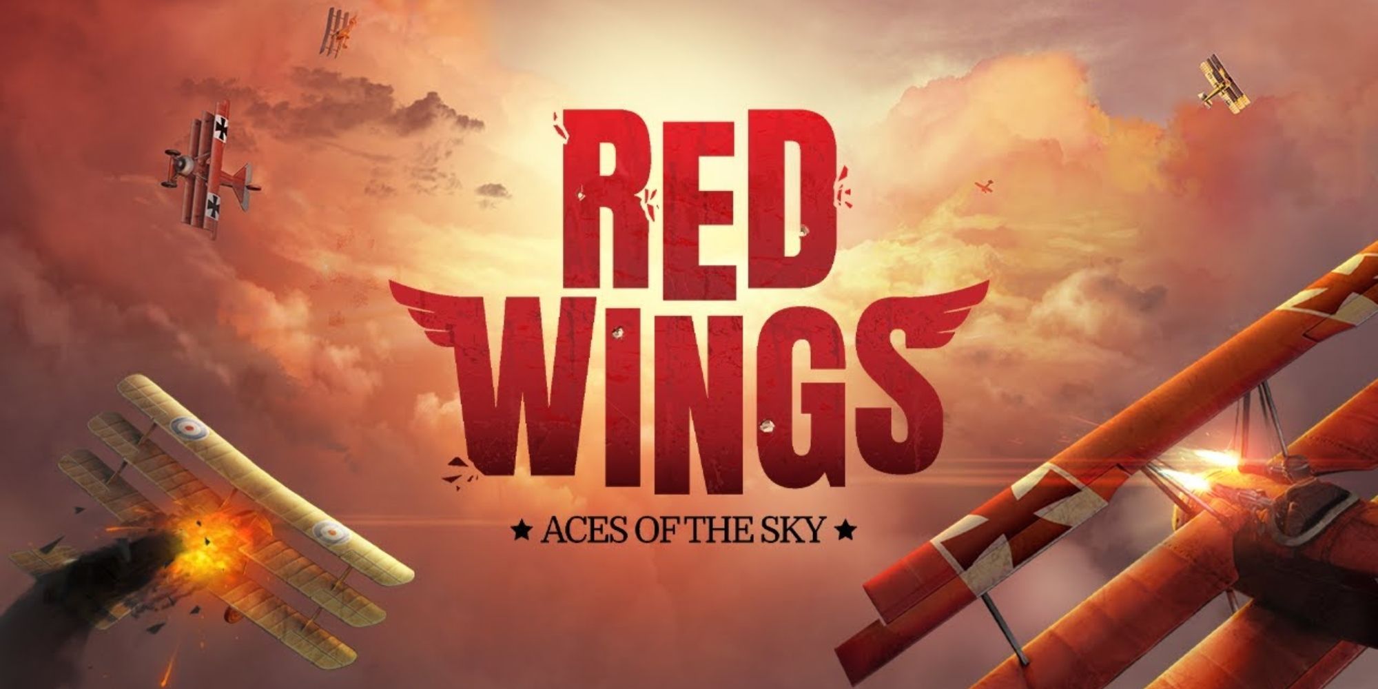 Red Wings Aces of the Sky Title Card