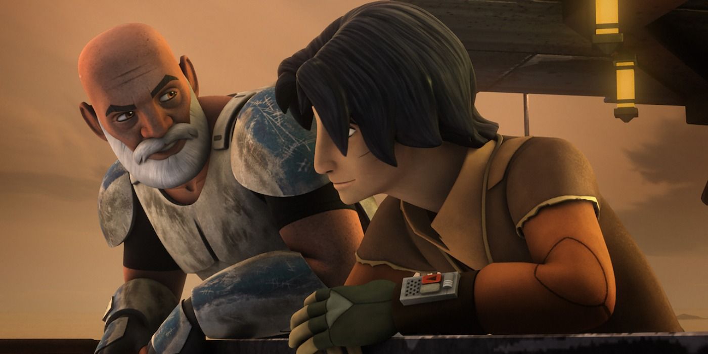 Rex and Ezra talk about what the Clone Wars were like in Star Wars Rebels