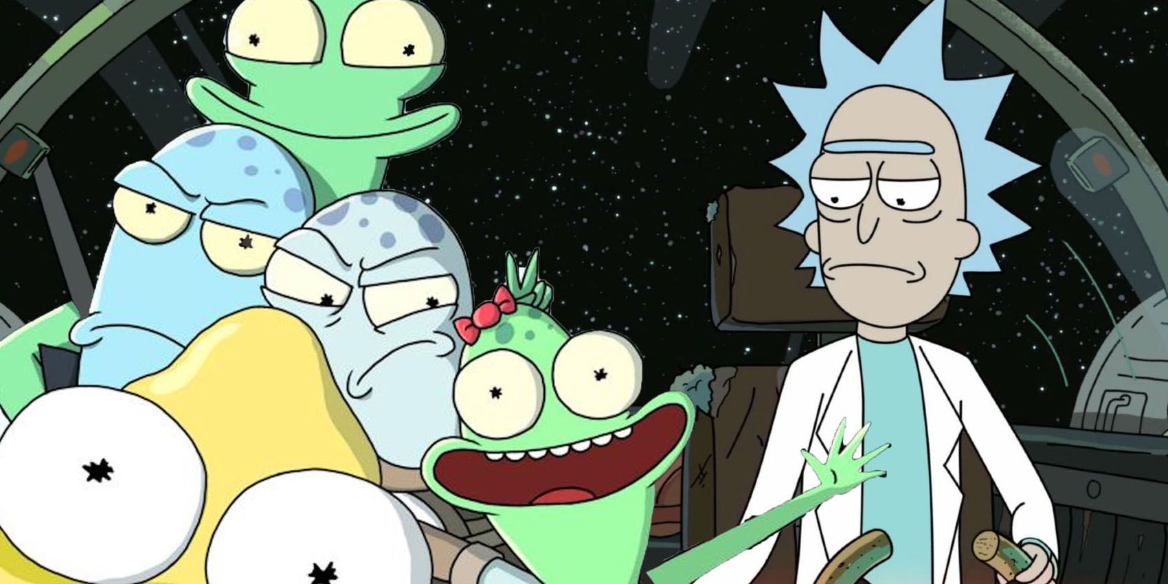 Rick and Morty Solar Opposites Family