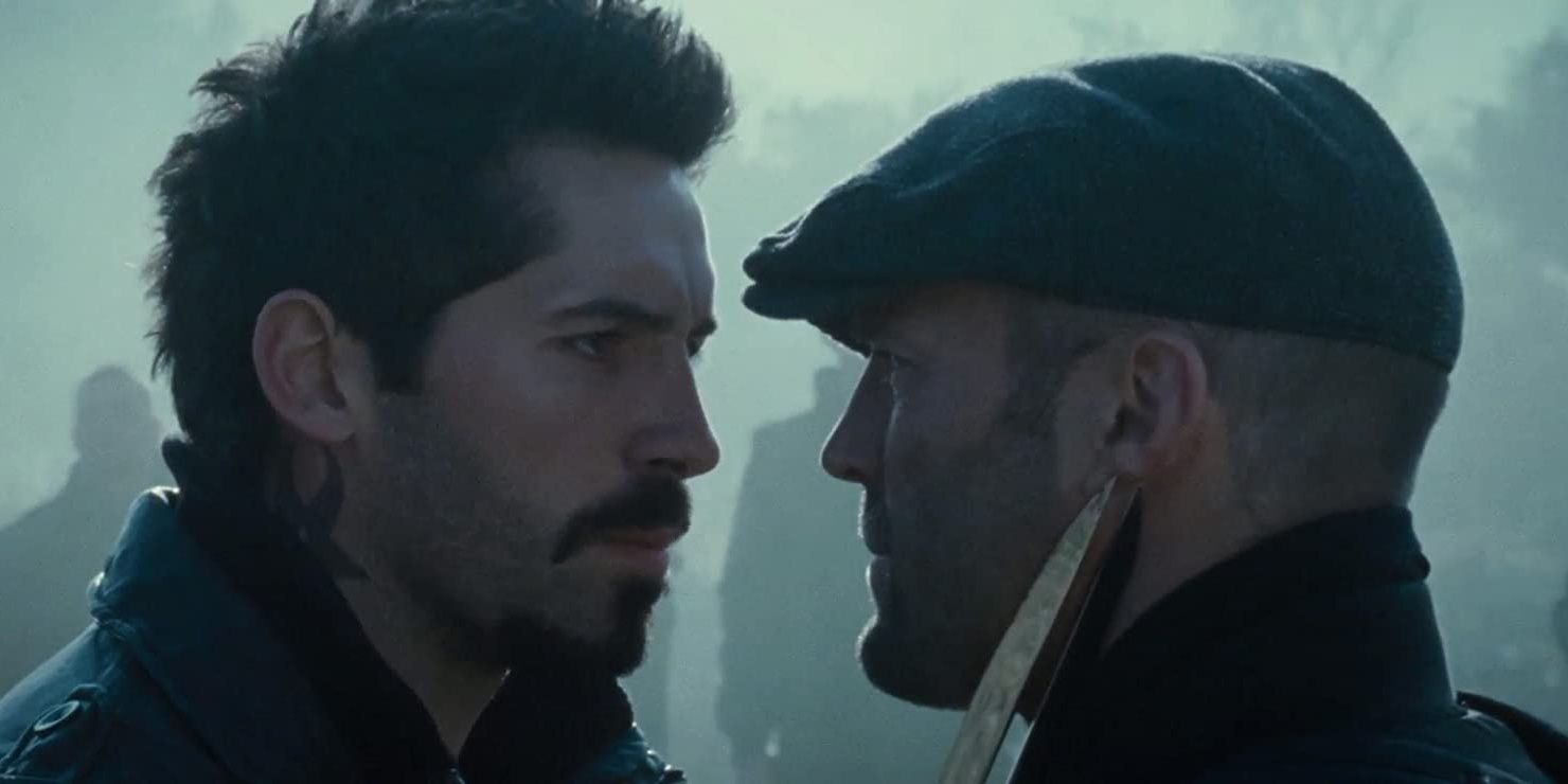 Scott Adkins and Jason Statham in Expendables 2