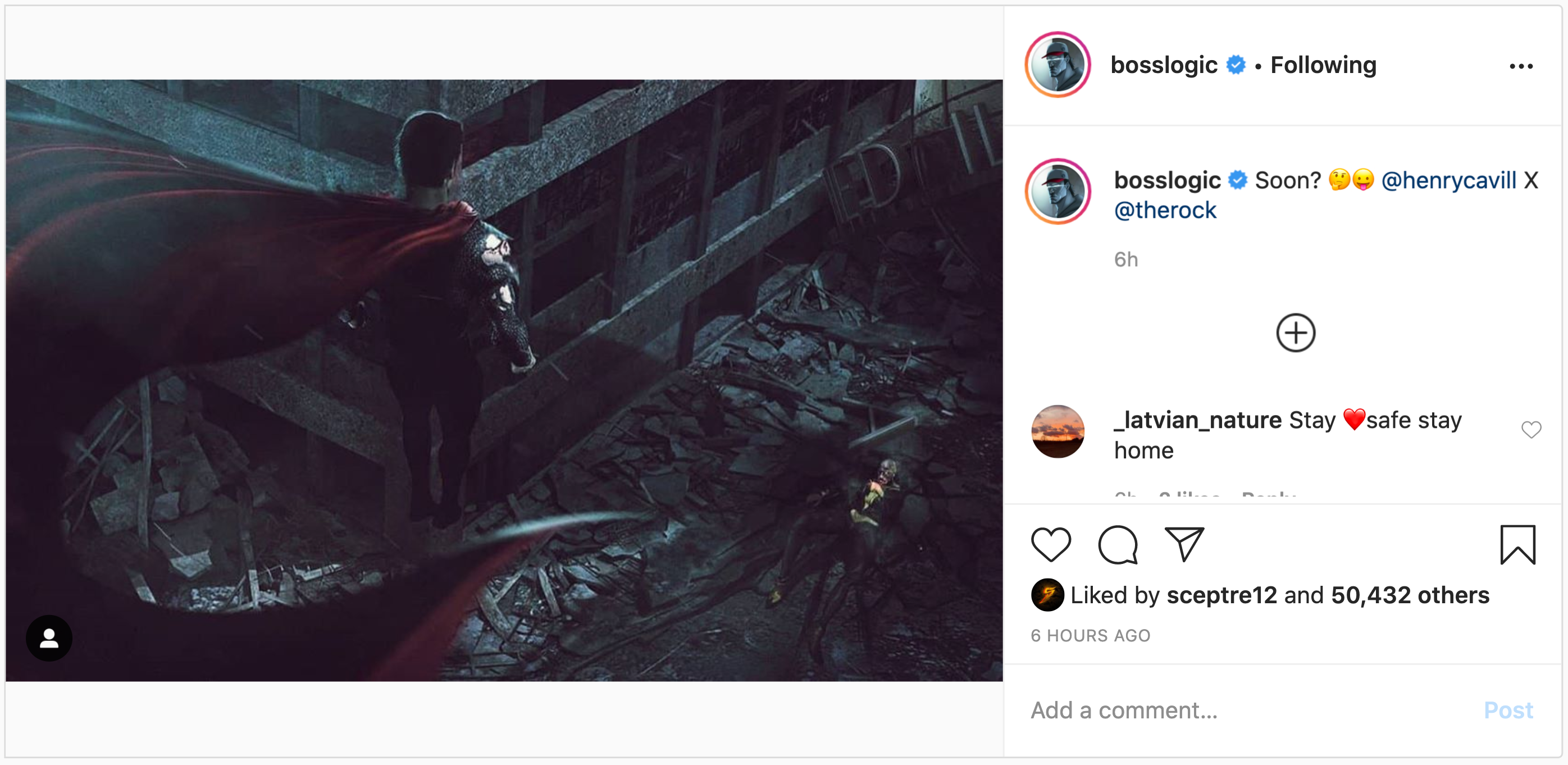 Superman vs Black Adam Bosslogic
