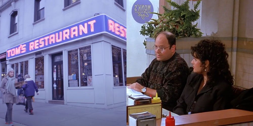 Tom's Restaurant vs. Monk's Cafe en Seinfeld