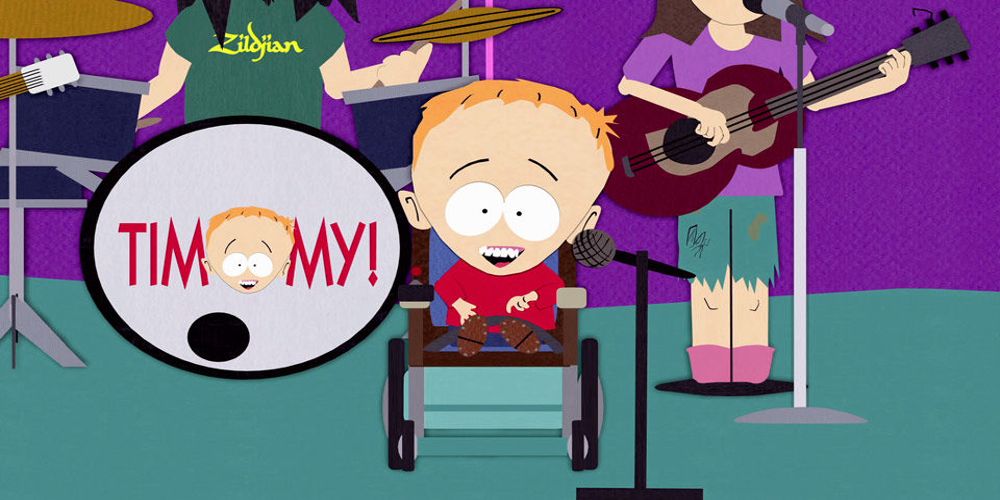 A still of the South Park episode Timmy 2000.