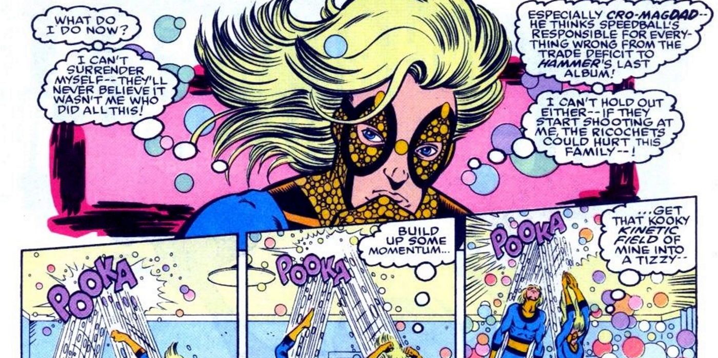 Speedball Saves The Simpsons Marvel Comics