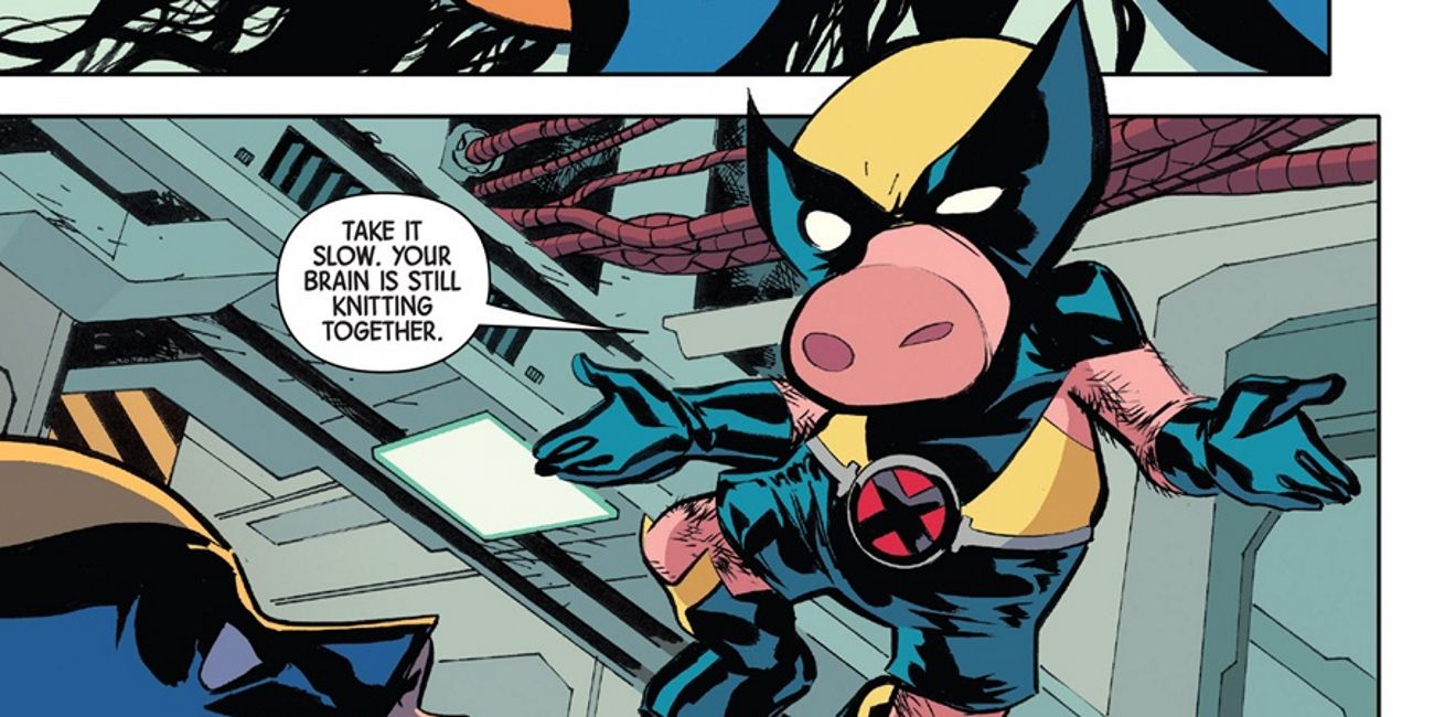 Spider-Ham Wolverine Comic