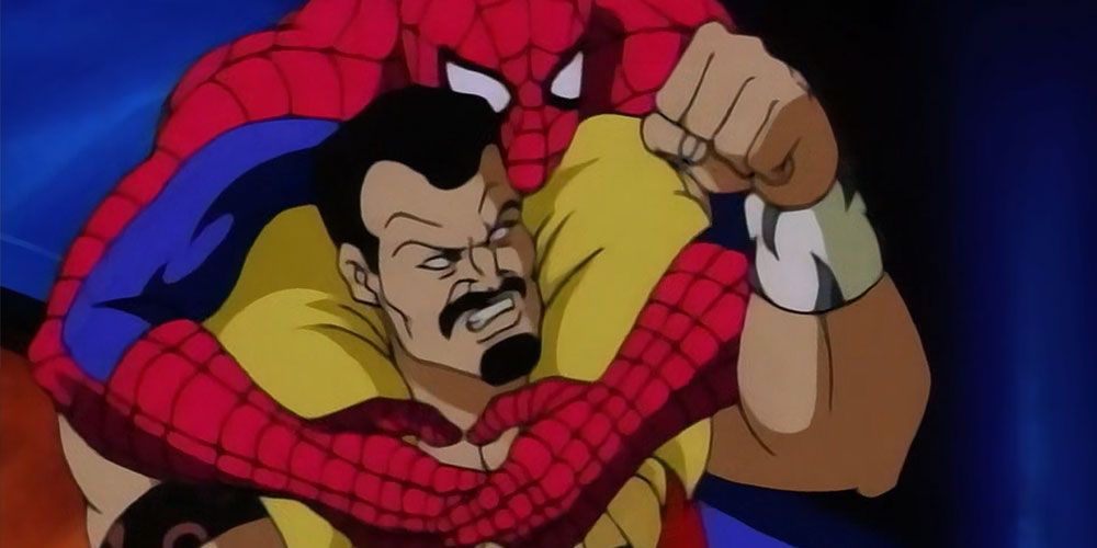 Spider-Man tackles Kraven