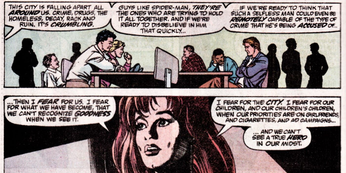 Spider-Man Mary Jane Watson Justice System