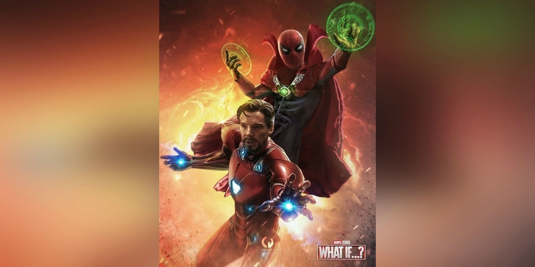 Spider-Strange Doctor Iron Man Fan Art