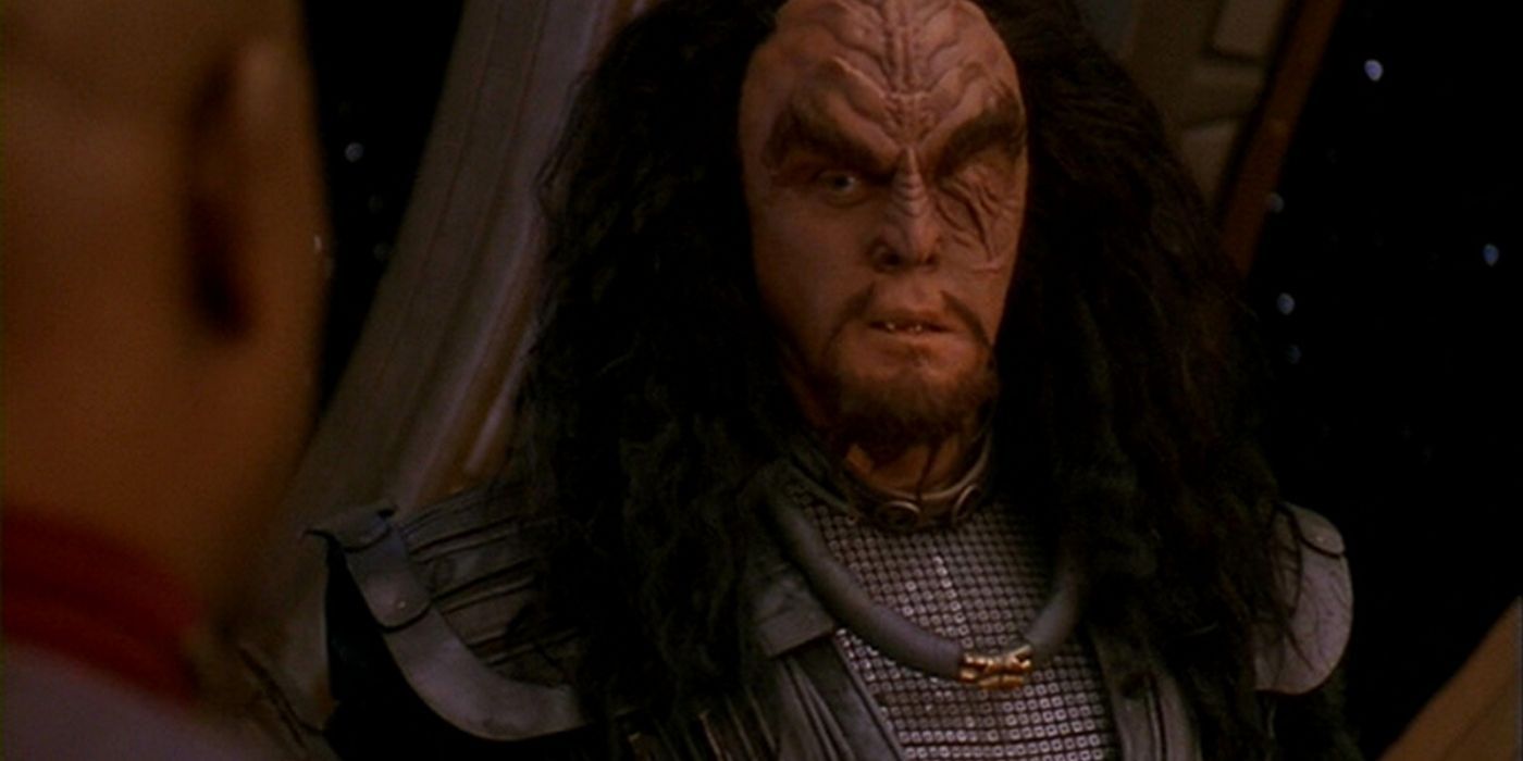 A picture of Star Trek Deep Space 9's Martok is shown.