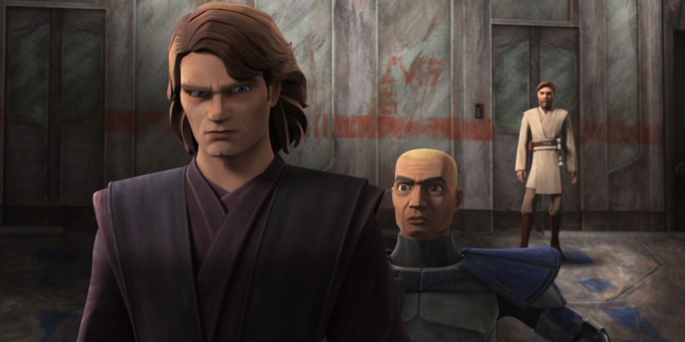 Obi-wan provoca Anakin sobre Padmé na última temporada de The Clone Wars