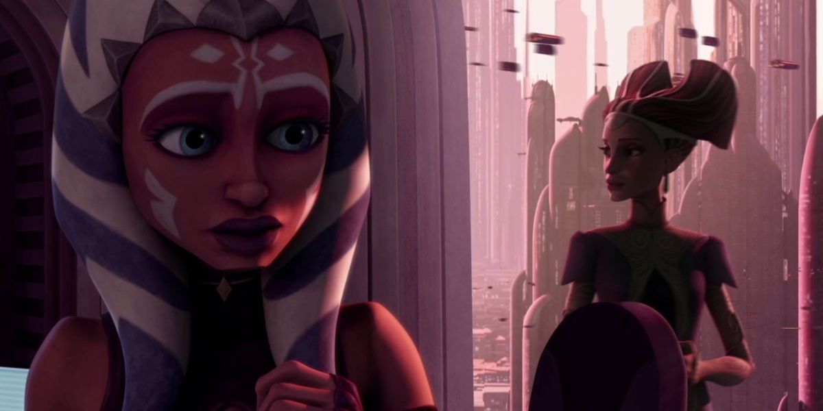 Ahsoka and Padmé together in The Clone Wars