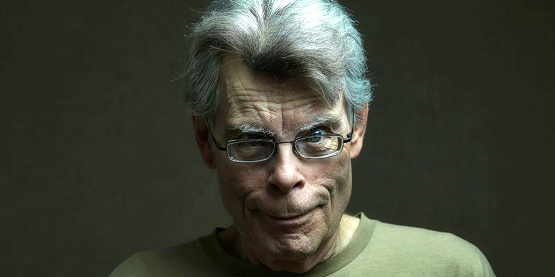 Stephen King Grinning