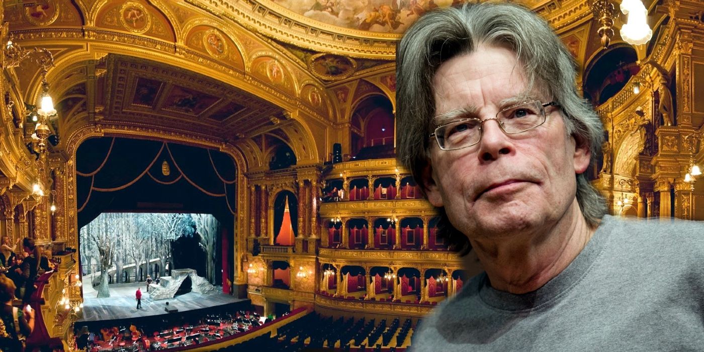 Stephen King In Opera House Interior