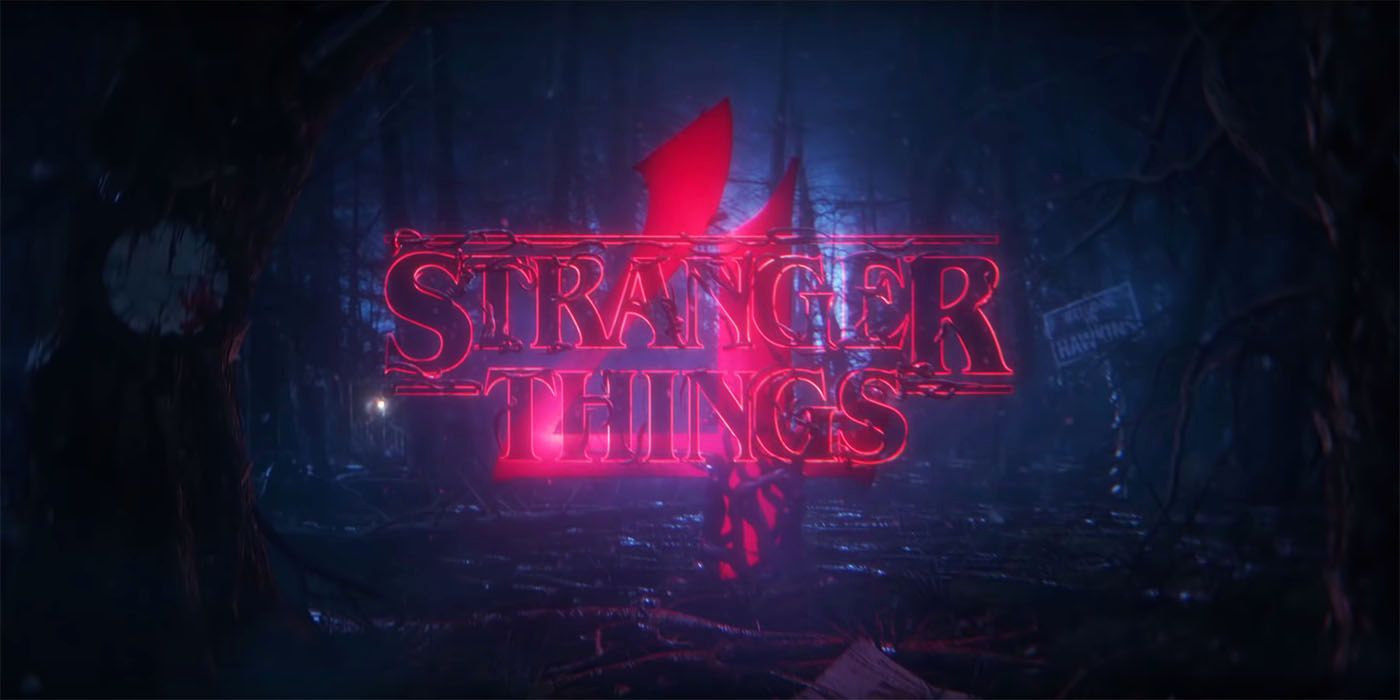 Stranger Things season 4 trailer title card