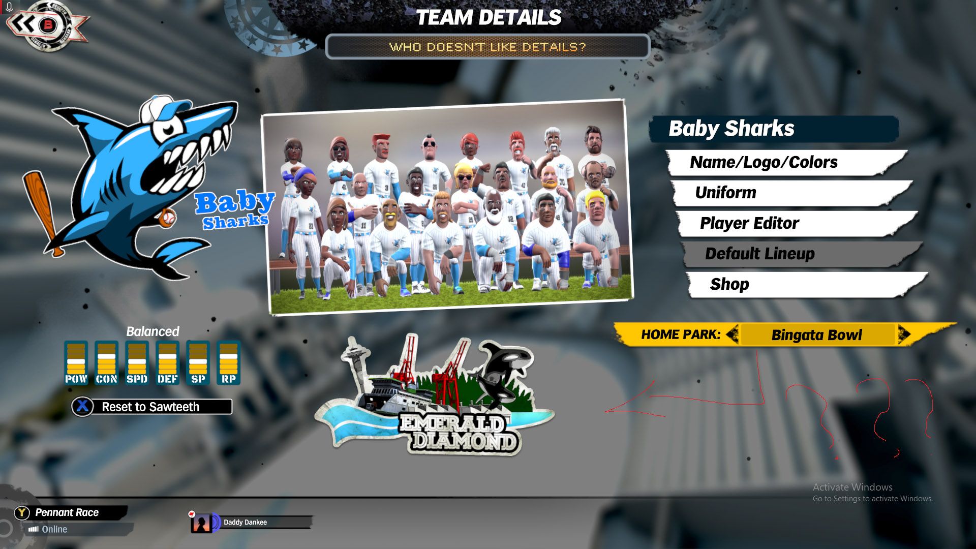 Super Mega Baseball 3 Roster Screenshot