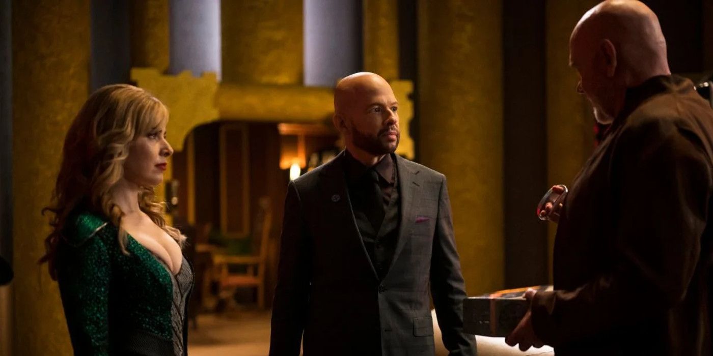Supergirl Season 5 Finale Lex Luthor With Leviathan Leaders