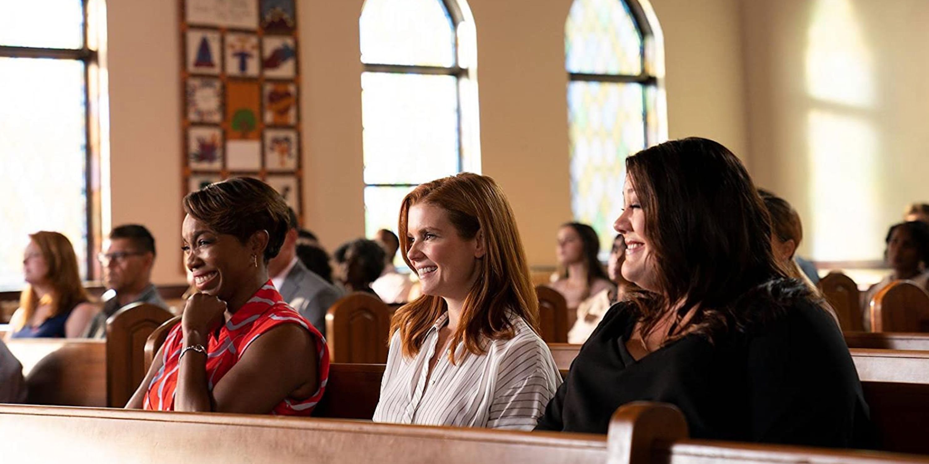 Heather Headley, JoAnna Garcia Swisher, and Brooke Elliott in Sweet Magnolias Season 1 on Netflix