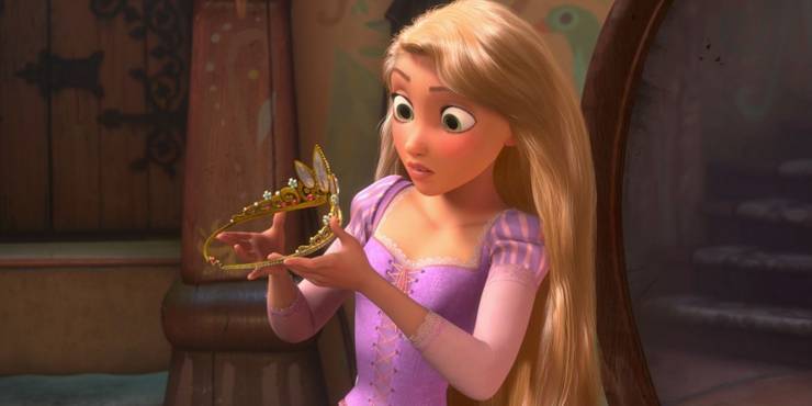 Tangled - Rapunsel med krone