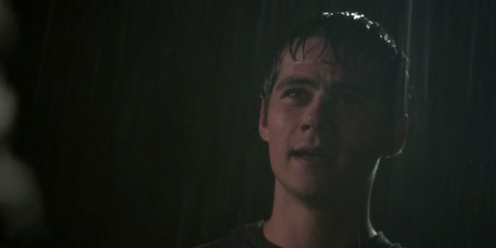 Teen Wolf Stiles Stilinski Scott Fight About Donovan In The Rain.