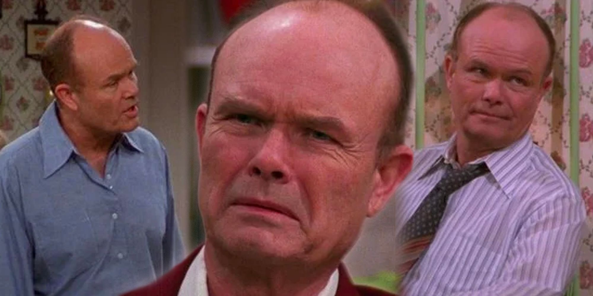 A collage of Red Forman from That 70s Show