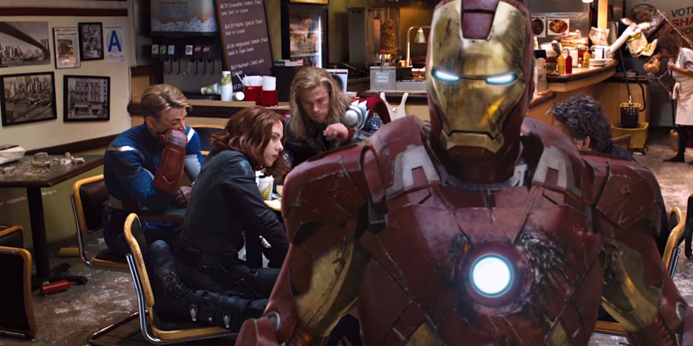 The Avengers Shawarma Post Credits Scene Iron Man