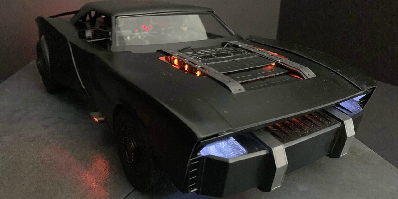 The Batman Batmobile Concept Model Art