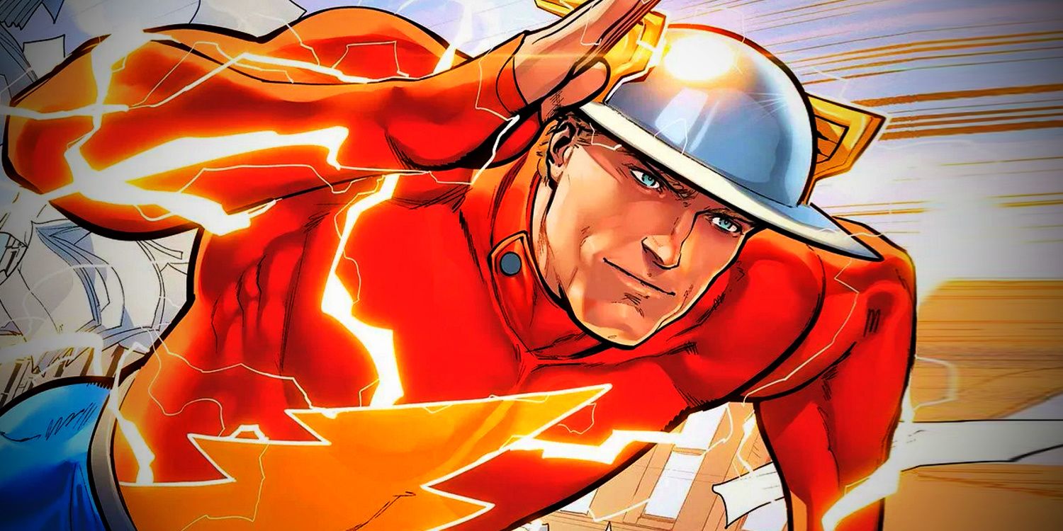 The Flash Jay Garrick runs in his classic costume in his DC Comics return 