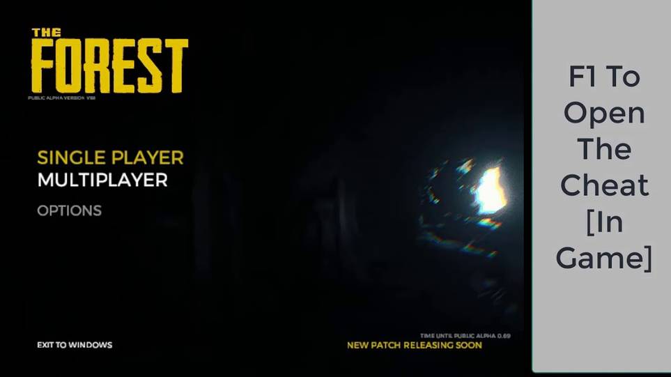 The Forest Most Useful Cheat Codes Pc Ps4 Screen Rant