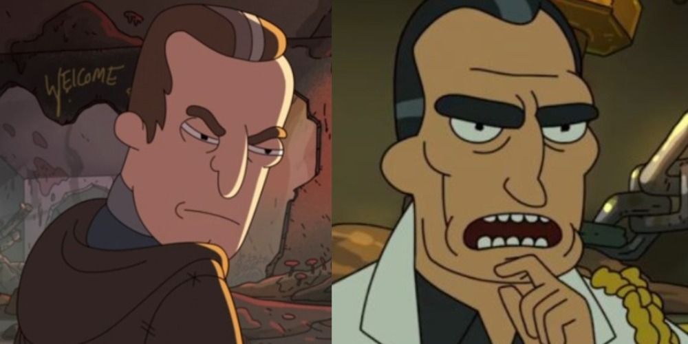The Janitor And The Duke in The Wall from Solar Opposites