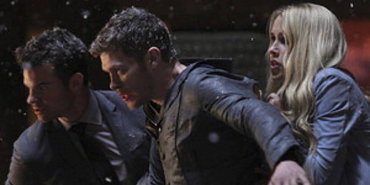 The Originals Elijah, Klaus, and Rebekah fight Dahlia