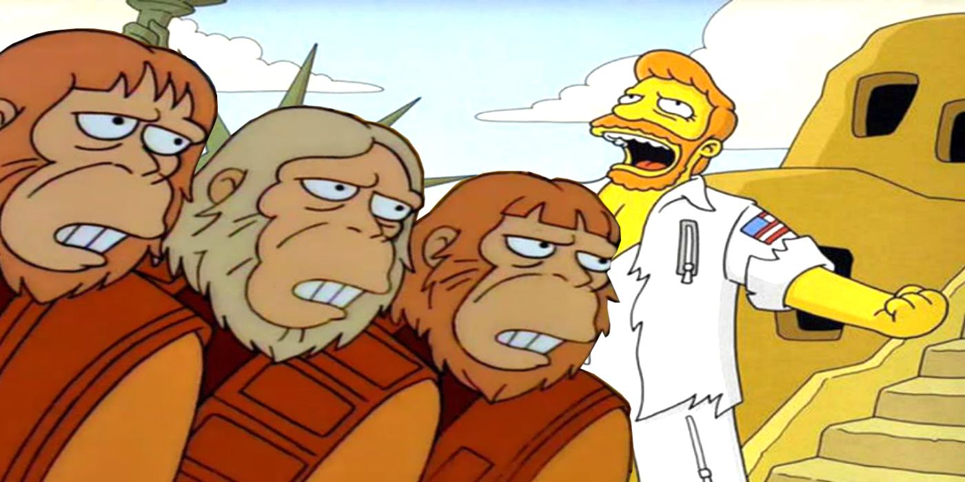 The Simpsons Planet of the Apes Musical Parody Troy McClure